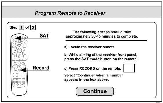 DISH TAILGATER OPERATION IF YOU ARE USING A NEW RECEIVER WITH THE DISH TAILGATER, YOU MUST FOLLOW THE FIRST TIME SETUP PROCEDURE STARTING BELOW.