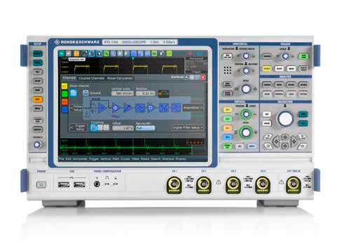 R&S RTE Digital Oscilloscope At a glance Truly uncompromised in performance and impressively user-friendly that s the R&S RTE oscilloscope.