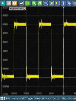 oscilloscopes for up to four analog signals just like on a spectrum analyzer.