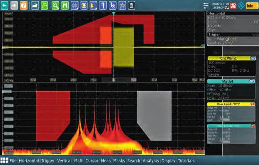 Thanks to many years of experience in RF development, the R&S RTO oscilloscopes offer an outstanding dynamic range.