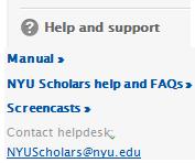 Logging In To access NYU Scholars, paste the direct URL in your web browser: https://nyuscholars.nyu.edu/admin If prompted, enter your Net ID and NYU Home Password.