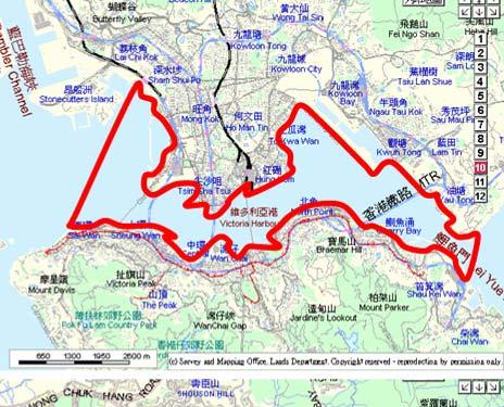 The harbor in-between Kap Shui Mun and Lei Yue Mun is straighter which cannot accumulate chi. However, good Feng Shui landscape in Hong Kong can be analysed below: Fig. 2.