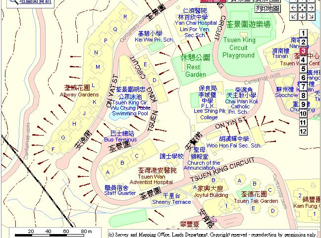 Allway Garden than Mei Foo Sun Chuen Phase 3. Fig. 4.2 Location Map of Allway Gardens 76 4.