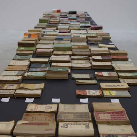 For the second installation in Fuse Box, Scrutiny (Ancient Books), Xie scoured library catalogs in China to unearth old books that contained information deemed dangerous by various dynasties and