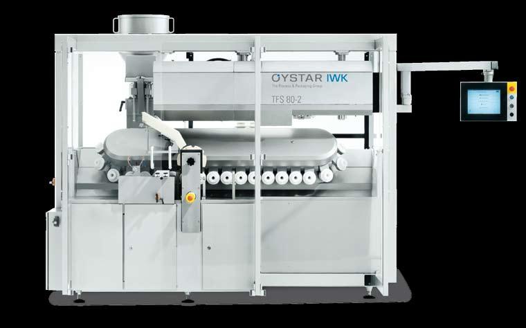 Oystar IWK technology a guarantee for being on the safe side TFS 80-1 and tube filling machines meet with your requirements Mature technology in