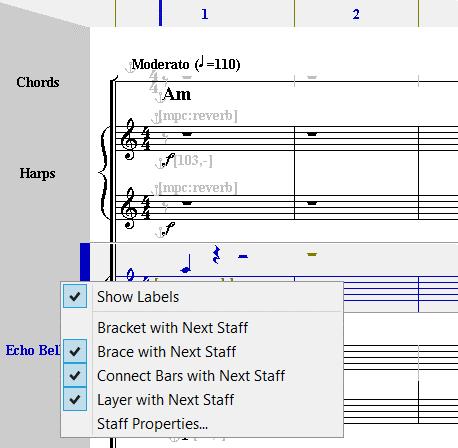 To add a chord with the piano toolbar: 1. Left mouse click and hold the first note of the chord 2.
