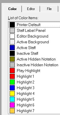 For example, to set a rest to a highlight color, select it, press Alt+Enter, under the Visibility tab, set Item Color.