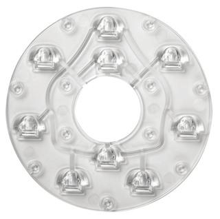 stanchion mount requiring 180 forward throw beam patterns Regular circular distribution pattern for