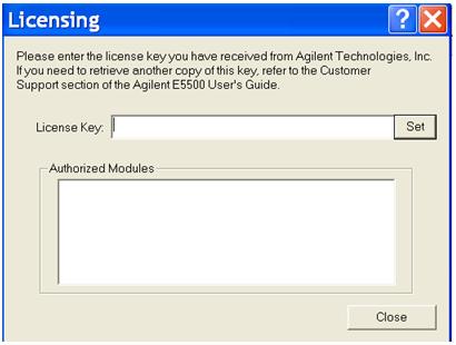 4 Measurement Software 4 Open the license key file. Copy the license key and paste it into the License Key field.