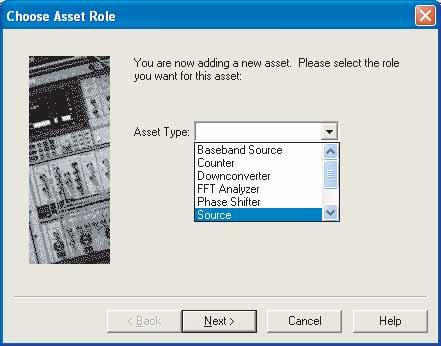 . 4 Measurement Software 2 Select Add in the Asset Manager window.