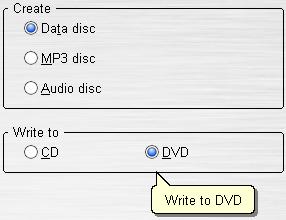 Recovery 5 Create a recovery DVD Step 9 Select Data disc and DVD in the right pane. Notes 10 Click the OK button. 11 In the ULead Burn.