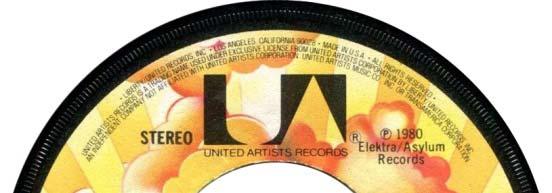 UA77L After the purchase by Capitol in 1979, the sunrise label was modified with additional rim text