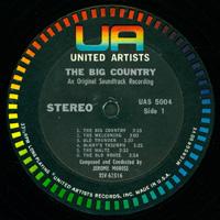 UA58 This original UA label appeared on original pressings of the first four United Artists soundtrack LP's in 1958.