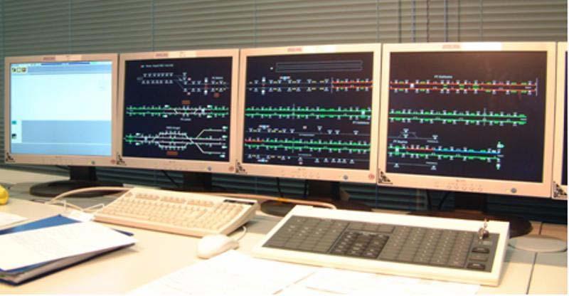 Graphic Display (vital), Functional Keyboard The Vital Section is the part of the RBC where there are the Safety functions for: train separation, safe part for the management of the communication
