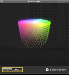 Advanced features figure 2: The visualization of a 3D LUT in LiveGrade s Cube-o-Scope panel HSV Install of Latest Pluto Firmware ** Please note that this article targets only LiveGrade PRO users **