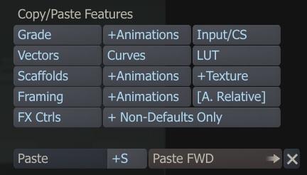 Exporting grades and workflows Apply to all your clips by using the Copy Paste Feature If you use the same baked LUT for more than one clip you can use the