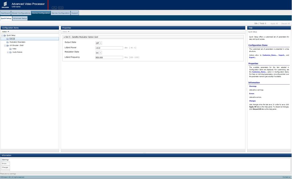 Web GUI Control 5.1 Using the Web Graphical User Interface The AVP 4000 is designed to be configured and controlled by its own web graphical user interface (GUI).
