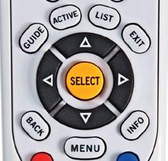 YOUR REMOTE CONTROL NAVIGATION AND DESTINATION BUTTONS SHORTCUT BUTTONS The buttons in the middle of the remote are navigation and destination keys.