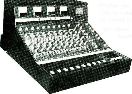 Whether you are buying a small portable mixer or a large multi -track console, why not contact the specialists.
