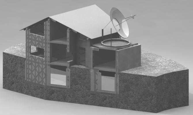 Cu ajutorul acestui panou solar parabolic se poate realiza o casă pasivă din punct de vedere al energiei termice.