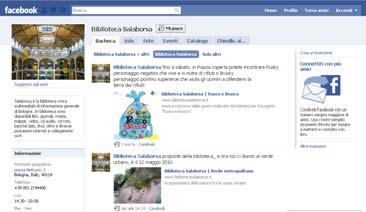 Biblioteca Salaborsa on social network