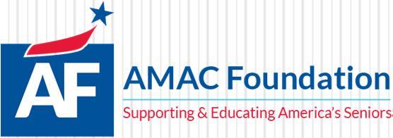 AMAC Foundation 2017 Seminar Series Today s