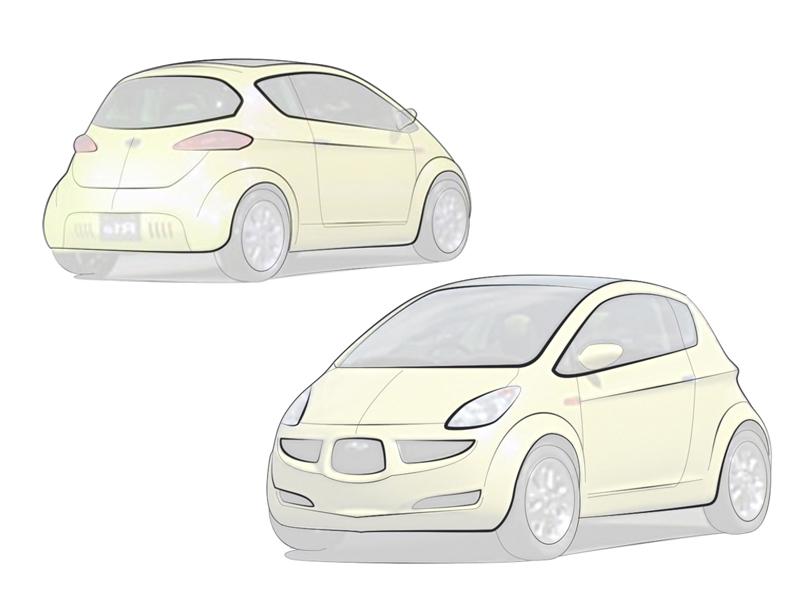 For these studies 9 city cars were selected as stimuli considering the form language diversity. Each stimulus had 2 images of front and rear quarter view of each city car.