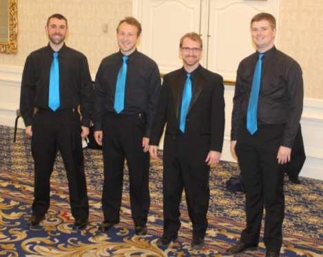 This year we had four handsome singers compete with the MVE for the first time. They are L to R: 1.