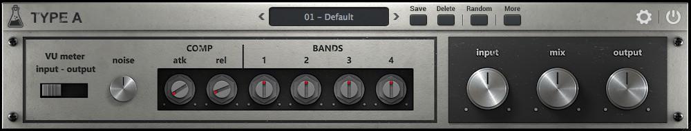 2. Parameters 2.1 Main Panel NR in-out Direct Bands Buttons (1, 2, 3, 4) Input Mix Output Enables or disables the plugin (same as bypass button).