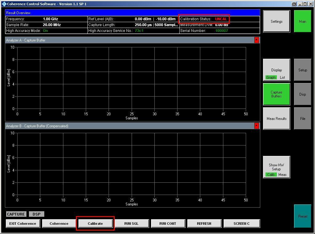 Base Station Transmitter Measurements Fig. 9: Main screen for the FS-Z0 software. For LTE, the sampling rate should be set based on the bandwidths.