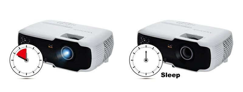Automatic Sleep Timer Forgetting to shut off projectors is a common occurrence, especially in public spaces such as classrooms and meeting rooms.