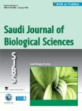 ...... SAUDI JOURNAL OF BIOLOGICAL SCIENCES Production and Hosting by Elsevier B.V.