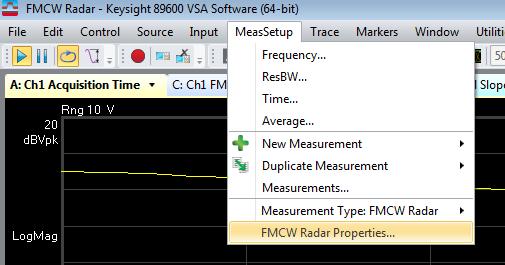 Step Action Notes 3 Set the FMCW properties to help the software detect the FMCW regions.