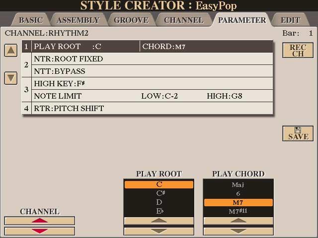 Making Style File Format Settings The Style File Format (SFF) combines all of Yamaha s auto accompaniment (Style playback) know-how into a single unified format.