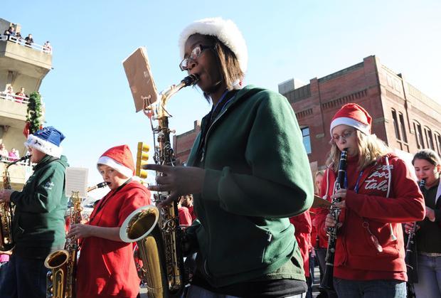 Jessica Antoine, 12, of Brockton, a South Middle School band