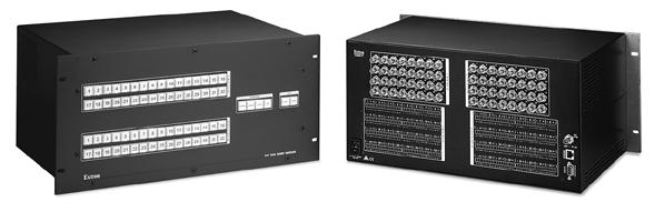 matrix switchers MAV Plus Series A/V MATRIX SWITCHERS with IP Link FOR COMPOSITE VIDEO, S-VIDEO, HDTV/COMPONENT VIDEO, AND mono or STEREO AUDIO n 92 models with I/O sizes from 8x8 to 64x64 n 150 MHz