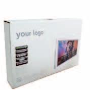 Integrate your logo instead of the ad notam logo on the packaging of the monitor