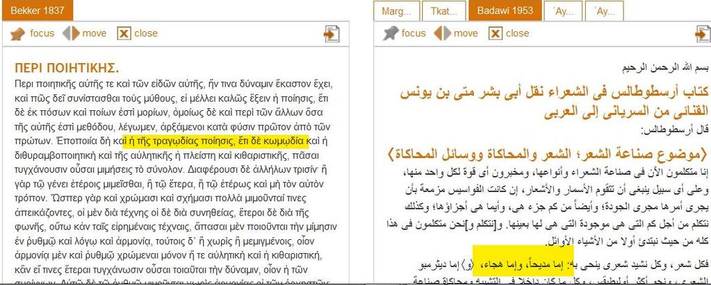 Figure (3) In fact, we cannot consider that as a translation error, but an error resulting from the use of intermediate language "Syriac Language" on the one hand, on the other hand both of the art