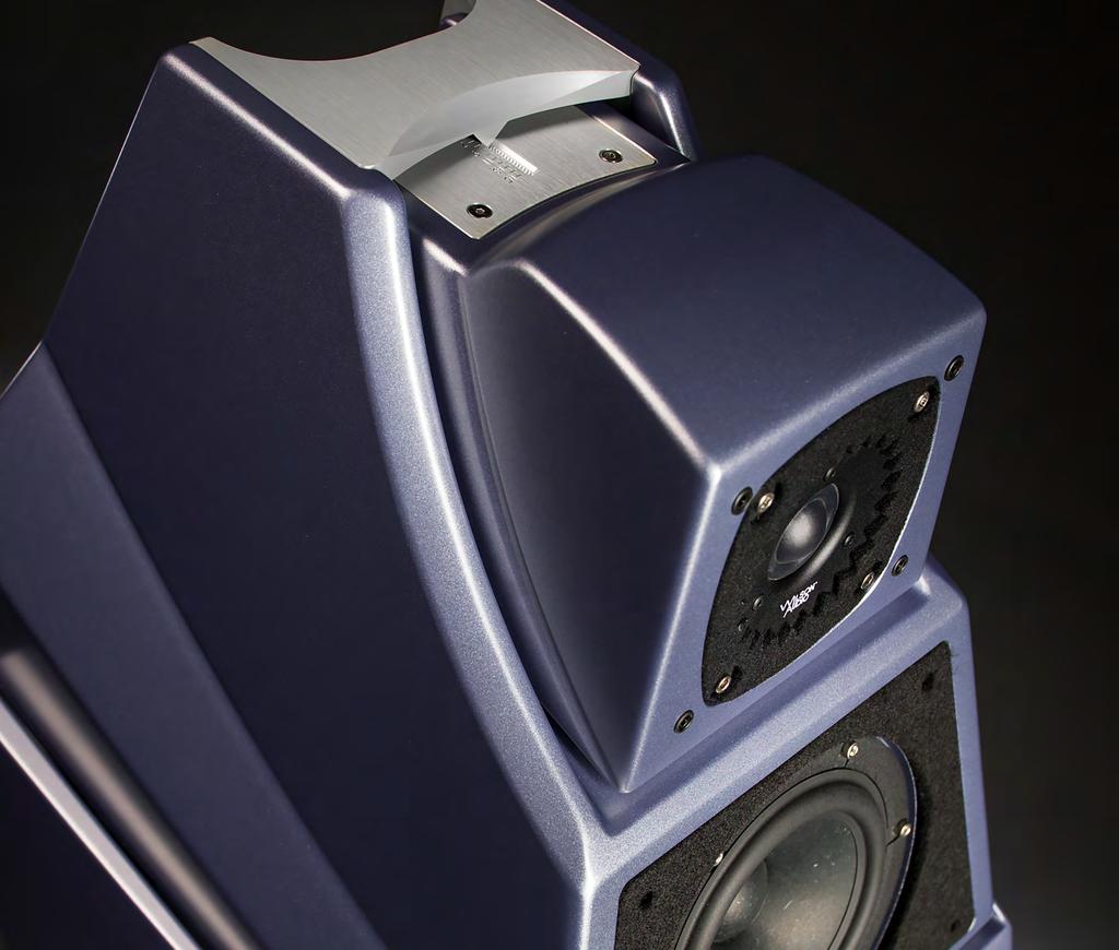 volume by 26.4%, and the woofer enclosure by 10.8%. This gave the freedom to Daryl and Wilson s team of engineers to improve volume optimization for both the mid driver and the two woofers.