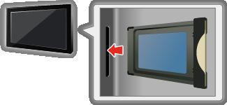 If a view card and a card reader come as a set, first insert the card reader, then insert the view card into the card reader.