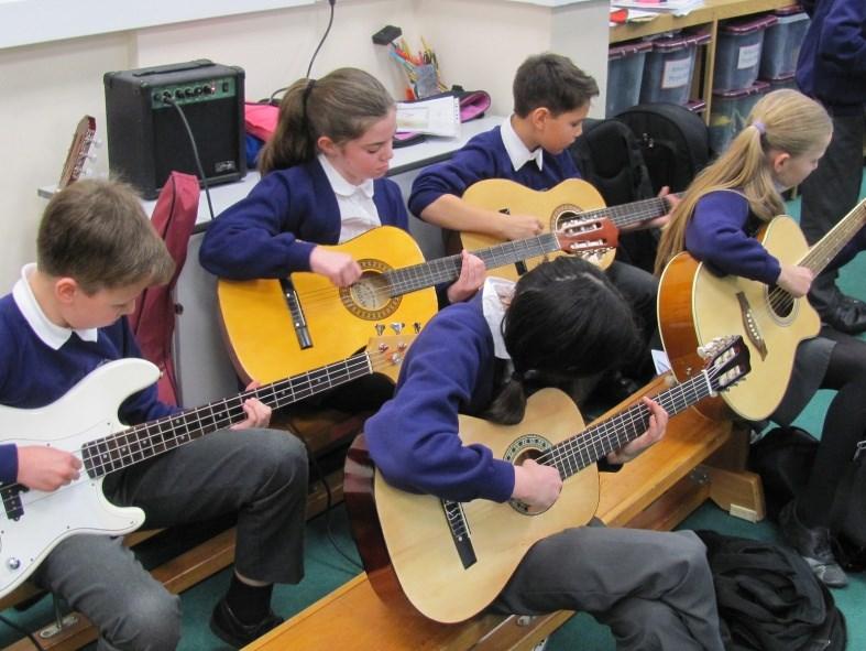 YEAR 6 The Year 6 children thoroughly enjoyed their make a band day!