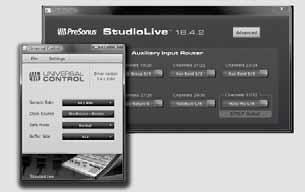 not active when only a StudioLive is connected to a computer.