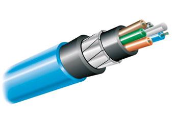 FIBRE OPTIC CABLES Rodent Proof Dielectric ARM@CORE Multi-Loose Tube optical fibre cables designed for installation by direct burial in locations subject to rodent attack.