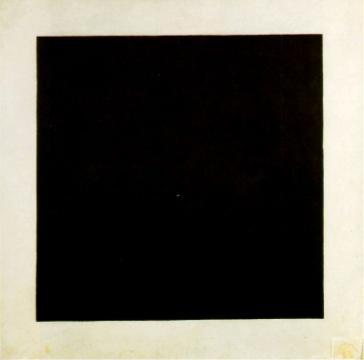 Slika 12: Kazimir Malevič, Črni kvadrat, 1915 Slika 13: Piet Mondrian, Kompozicija v rdečem, rumenem in modrem, 1935 Predstavniki konkretne umetnosti so v svojih slikah upodabljali nepredmetne,