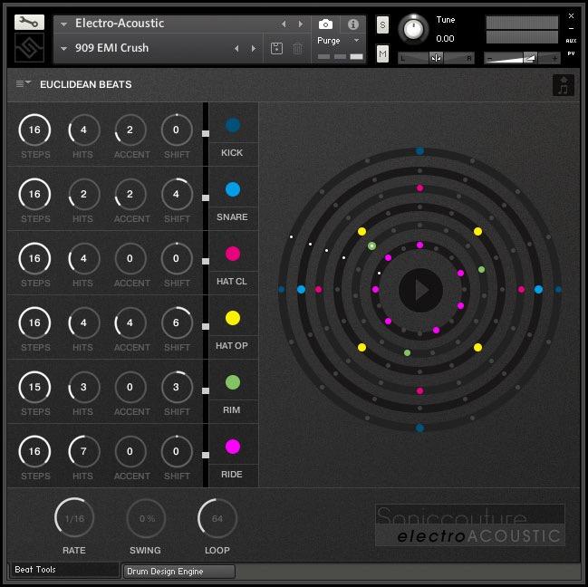 BEAT TOOLS: EUCLIDEAN BEATS Euclidean Beats are a way of thinking about rhythm that has become popular over the last few years.