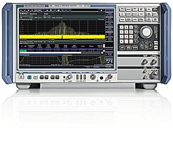 Double-illumination monitoring Products from Rohde & Schwarz R&S FSW signal and spectrum analyzer R&S FSW-B160R/-B512R real-time spectrum analyzer, 160/512 MHz (export license required) R&S