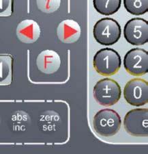 Key Clear Numeric Entry Centre Find