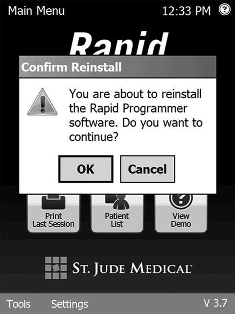 Reinstalling the Software If you are having problems operating your system after performing a soft reset, you may try reinstalling the software to reinitialize the system.