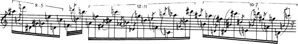 Contemporary Music Review 181 Figure 2 Michael Finnissy, Runnin Wild, page 5 (last line). Copyright 2006 by Tre Media Musikverlage, Karlsruhe. Reproduced by permission.