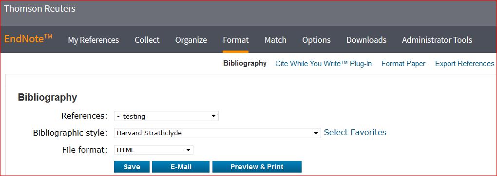 8. Creating a Bibliography 1. From the Format menu tab, click on Bibliography. 2.